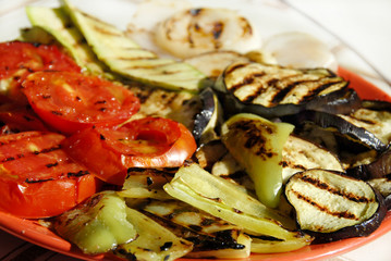 Grilled vegetables