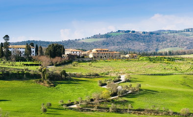 Fototapeta na wymiar Tuscany villa