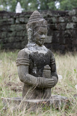 stone statue in cambodian temple