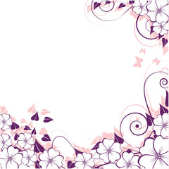 abstract floral background with place for your text