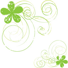 abstract floral background with place for your text