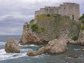 Obraz premium Fuerte en Dubrovnik