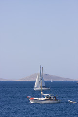 Adriatic sea summer landscape, Croatia, august 2009