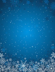 Obraz na płótnie Canvas blue christmas background