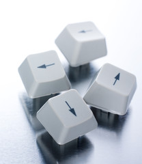 touche de clavier ordinateur direction