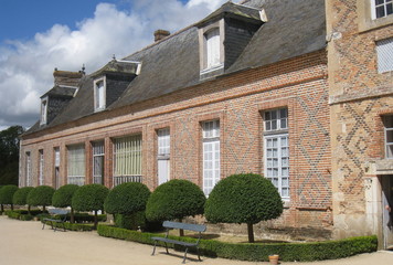 Fototapeta na wymiar mur du chateau