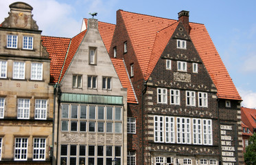 Fototapeta premium maisons de breme