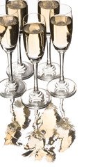 Fizzy champagne