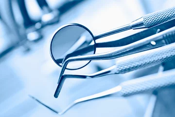 dental tools in blue © Mihai Simonia