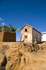 Fototapeta na wymiar Maison de Madagascar