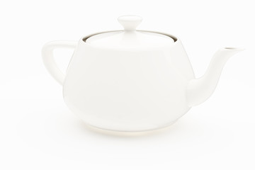 teiera bianca