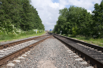 Fototapeta premium Rails set eighteen