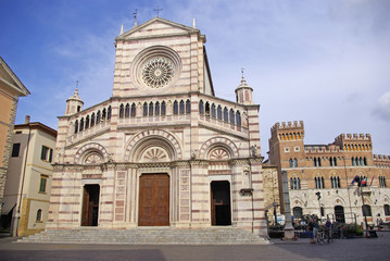 Fototapeta na wymiar Grosseto, Katedra San Lorenzo