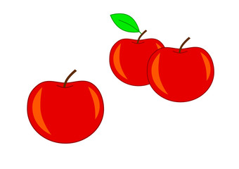 Red apples