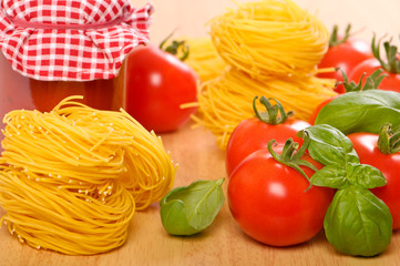 Tomato Bolognaise Ingredients