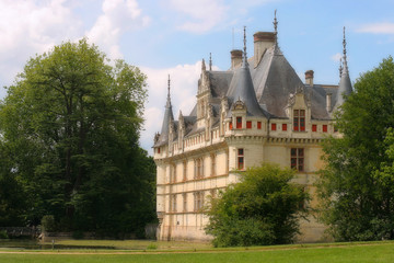 Fototapeta na wymiar Castle Azay-le-Rideau, France
