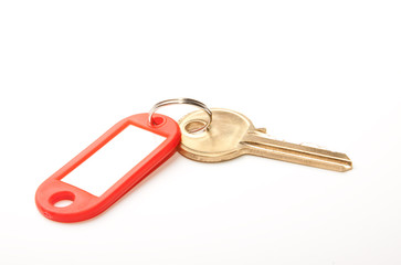 Door key on keyring