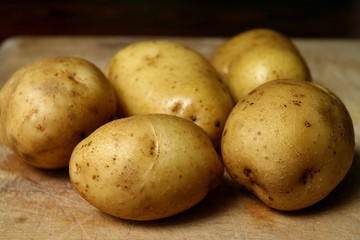 Fresh potatoes