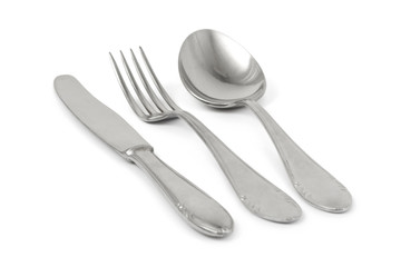 Fork, knife and spoon