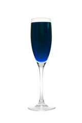 Blue cocktail