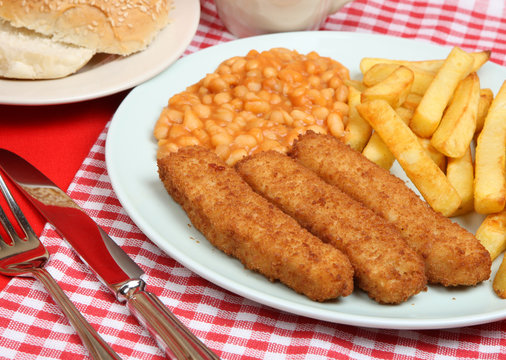 Fish Fingers & Chips