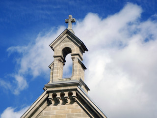 croix sur le clocher