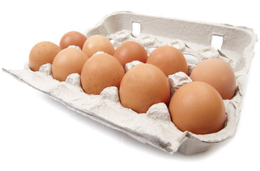 Eggs in carton