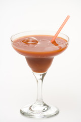refreshment and healthy diet drink tomato juice