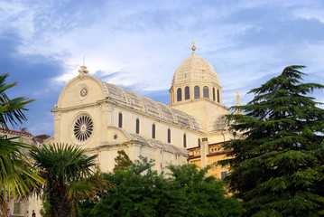 Fototapeta na wymiar Kathedrale Sibenik - Sibenik Cathedral 06