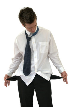 unemployed business man