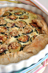 zucchini and ricotta quiche