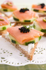 Smoked Salmon Canape