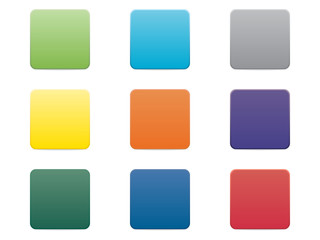 web buttons different colors vector illustration