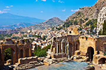 Fototapeta premium Teatro Greco Taormina