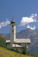 Obraz premium Kleine Bergkirche San Bernard