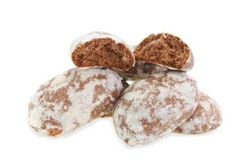 spice-cakes isolated.