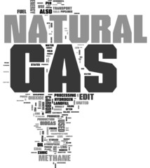 Natural Gas word cloud