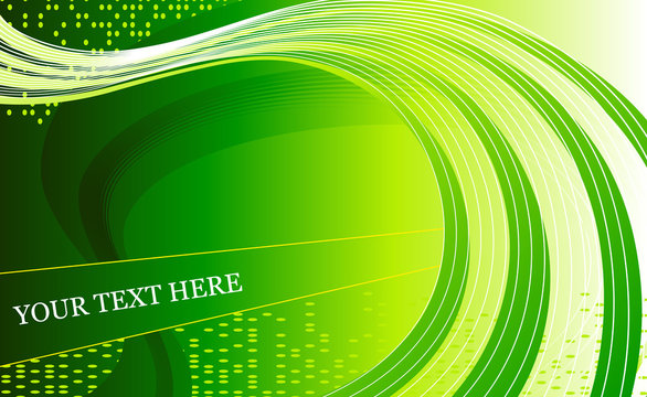 Green, fresh abstract background