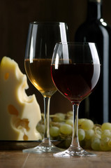 Wine and cheese