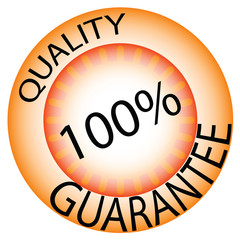 Quality guarantee-vector sticker illustration