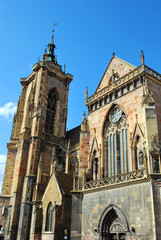 Clocher de la cathédrale de Colmar