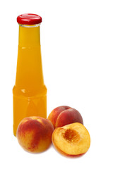 Peach and juice