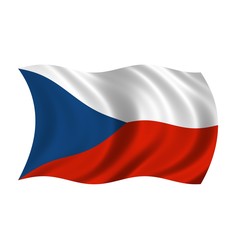 Obraz premium Flagge Tschechien