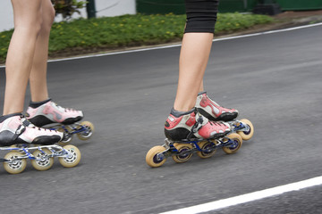 Skater in competitition