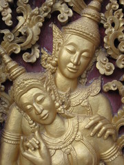 Fototapeta na wymiar Tancerze buddyjskie