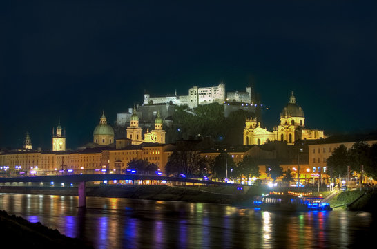 Salzburg Blick Auf Hohensalzburg