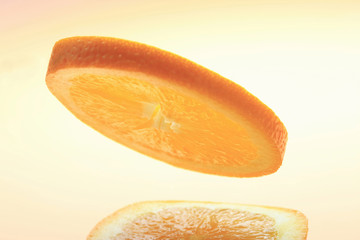 オレンジの輪切り