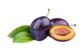 Fresh plums