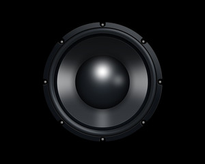 Speaker on white background