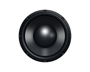 Speaker on white background
